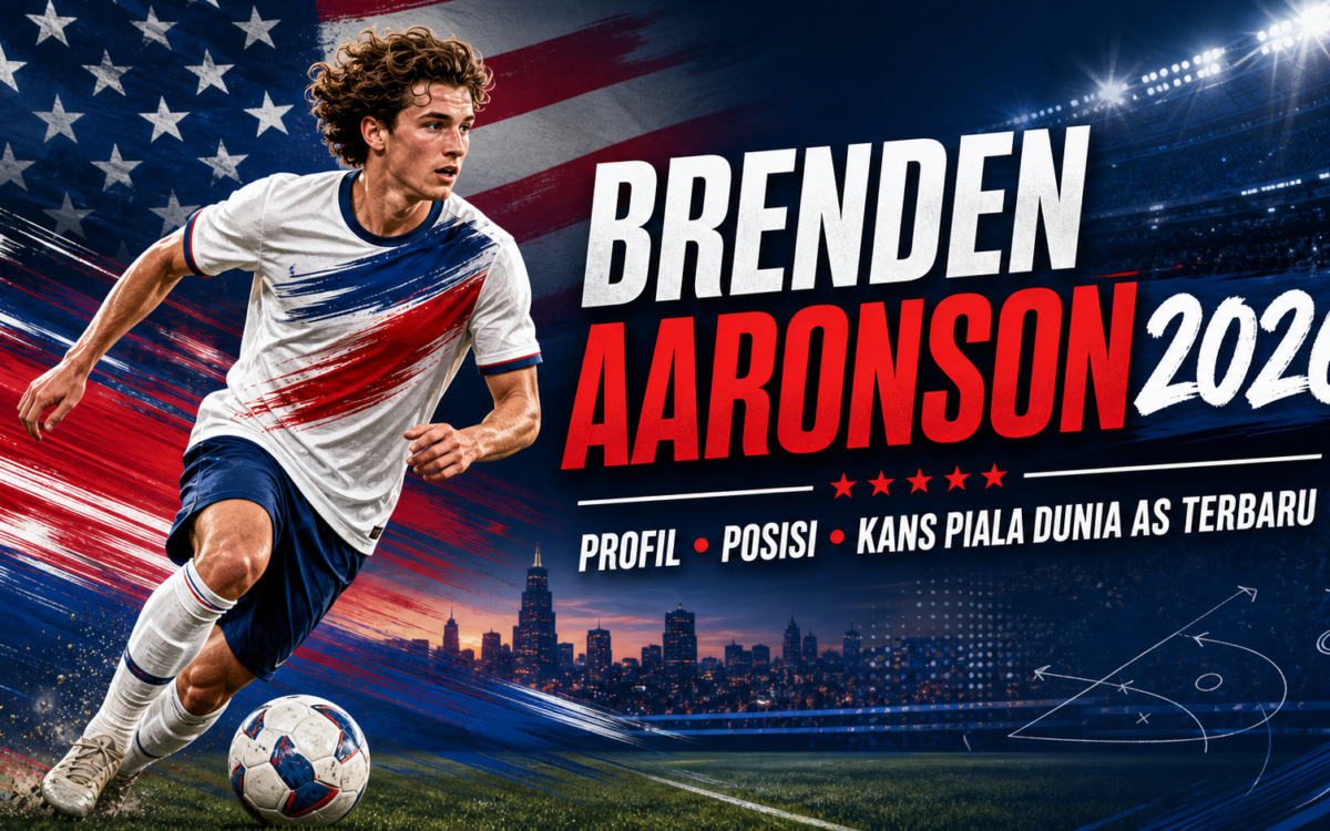 aaronson - Brenden Aaronson 2026: Profil, Posisi, Kans Piala Dunia AS Terbaru