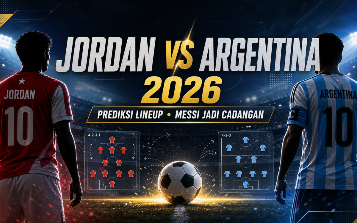 argentina - Jordan vs Argentina 2026: Prediksi Lineup, Messi Jadi Cadangan