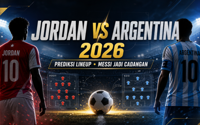 argentina - Jordan vs Argentina 2026: Prediksi Lineup, Messi Jadi Cadangan