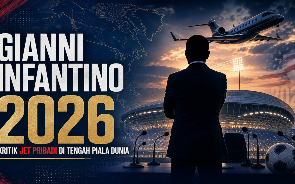 infantino - Gianni Infantino 2026: Kritik Jet Pribadi di Tengah Piala Dunia