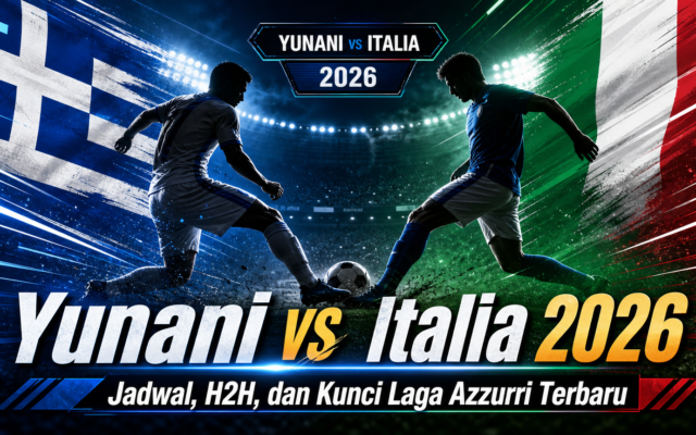 italia - Yunani vs Italia 2026: Jadwal, H2H, dan Kunci Laga Azzurri Terbaru
