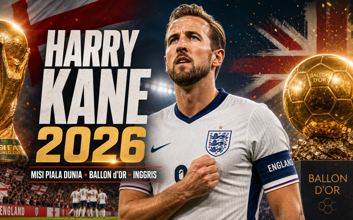 kane - Harry Kane 2026: Misi Piala Dunia, Ballon d'Or, dan Inggris
