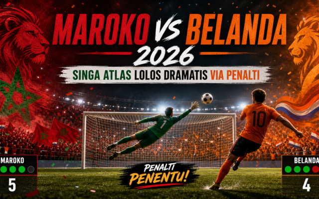 maroko - Maroko vs Belanda 2026: Singa Atlas Lolos Dramatis via Penalti