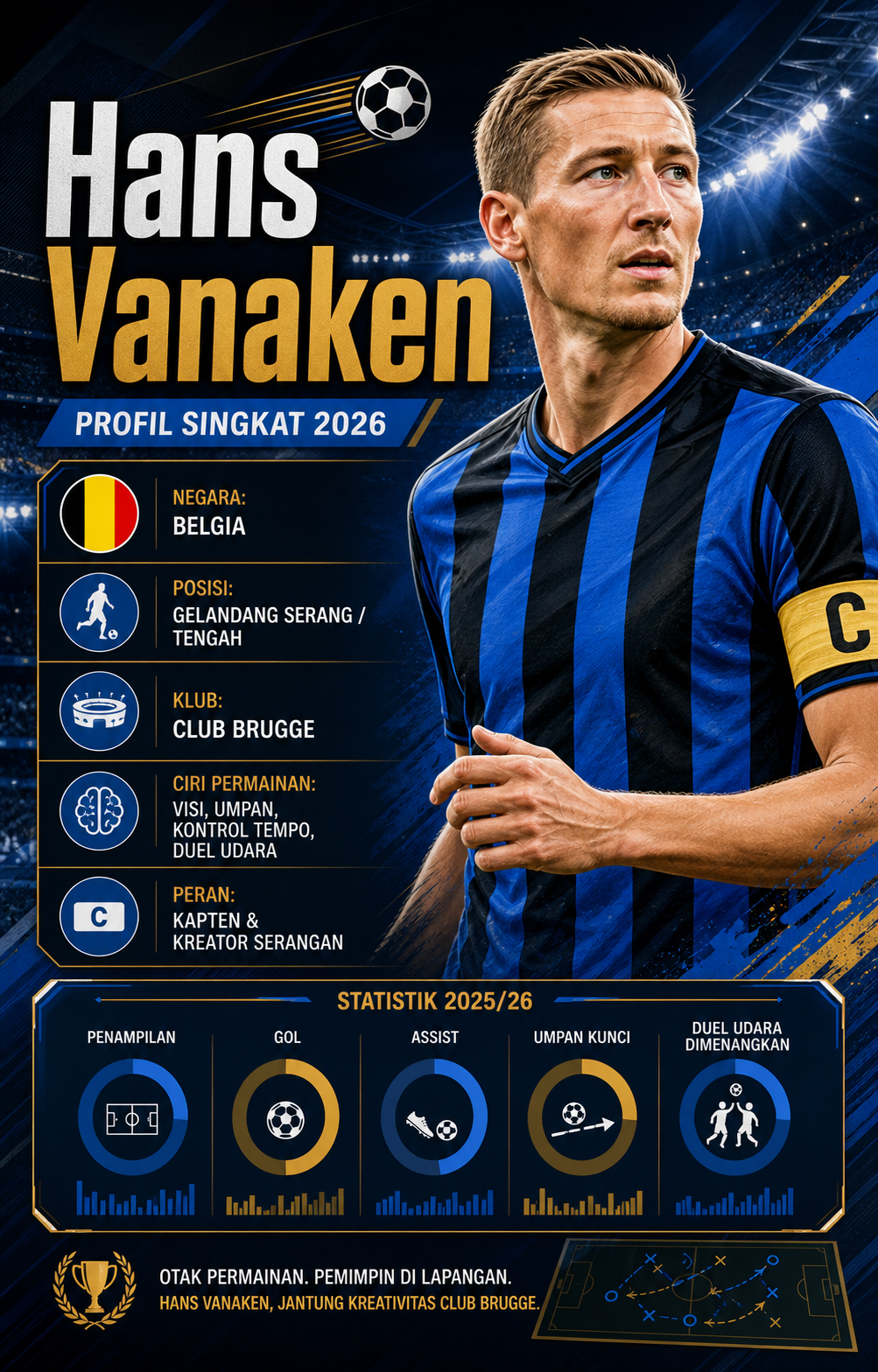 Profil Singkat Hans Vanaken di 2026 - vanaken