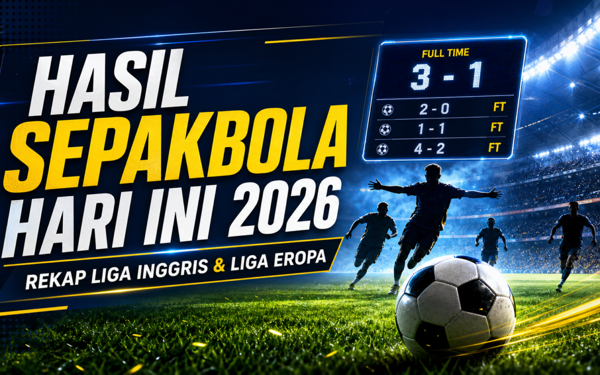 sepakbola - Hasil Sepakbola Hari Ini 2026: Rekap Liga Inggris dan Liga Eropa