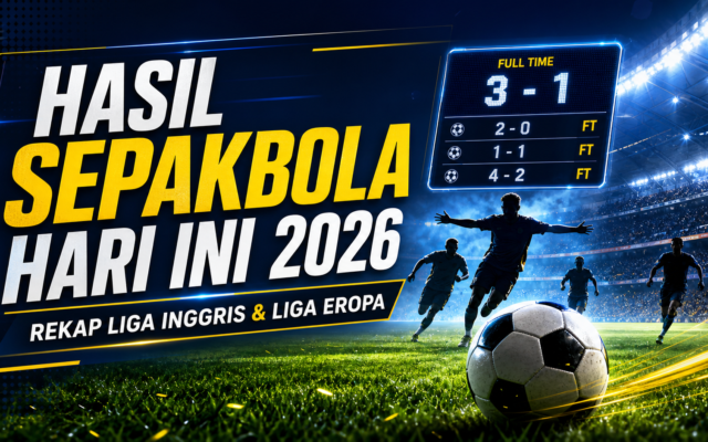 sepakbola - Hasil Sepakbola Hari Ini 2026: Rekap Liga Inggris dan Liga Eropa
