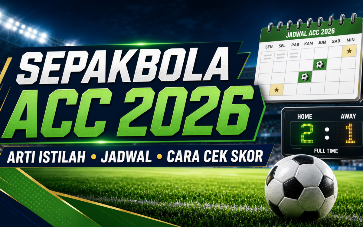 sepakbola - Sepakbola ACC 2026: Arti Istilah, Jadwal, dan Cara Cek Skor