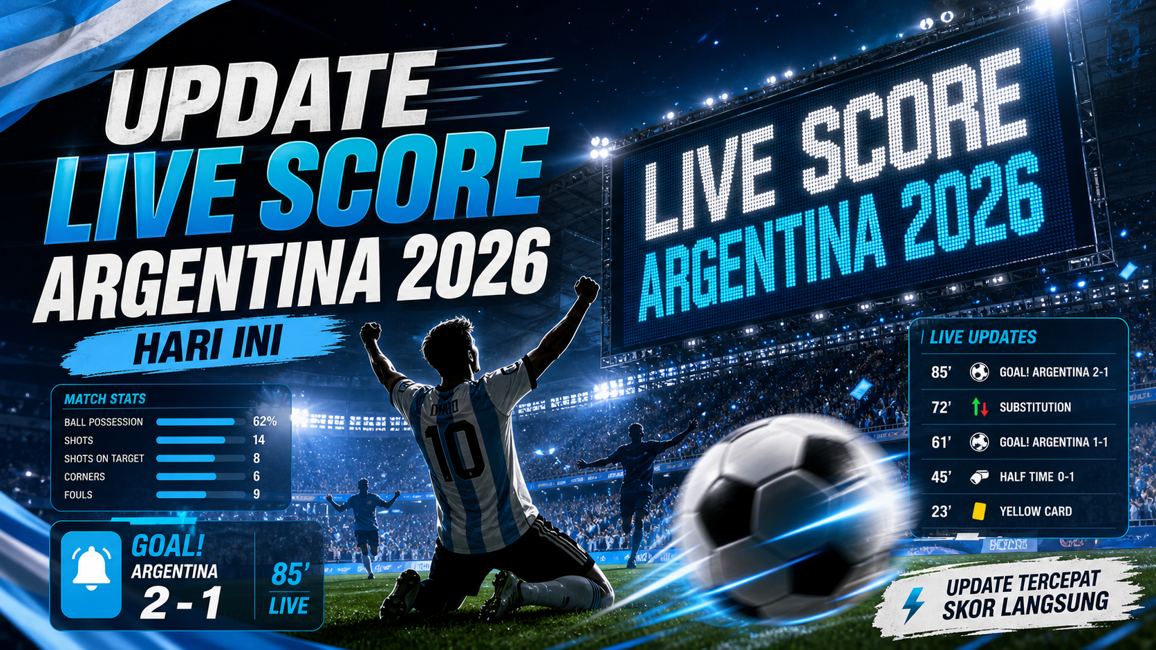 Update Live Score Argentina 2026 Hari Ini - argentina