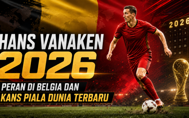 vanaken - Hans Vanaken 2026: Peran di Belgia dan Kans Piala Dunia Terbaru