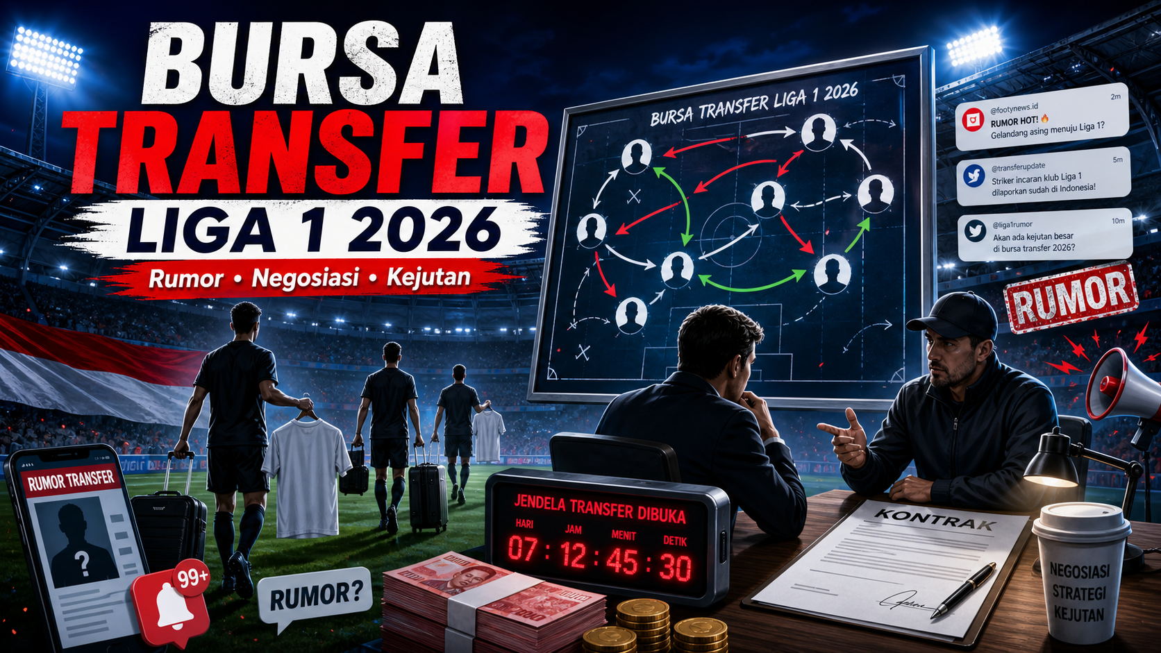 Dinamika Bursa Transfer Liga 1 2026 - bola