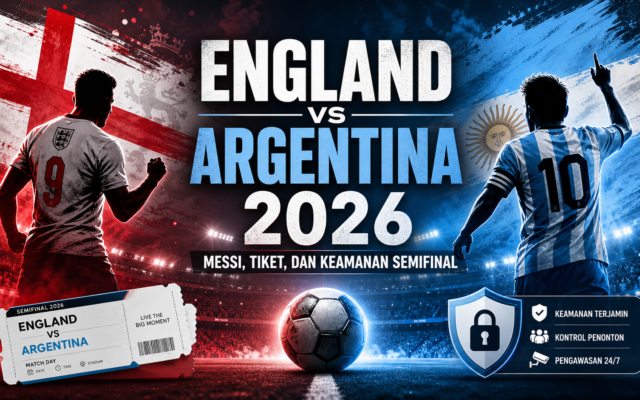 england - England vs Argentina 2026: Messi, Tiket, dan Keamanan Semifinal