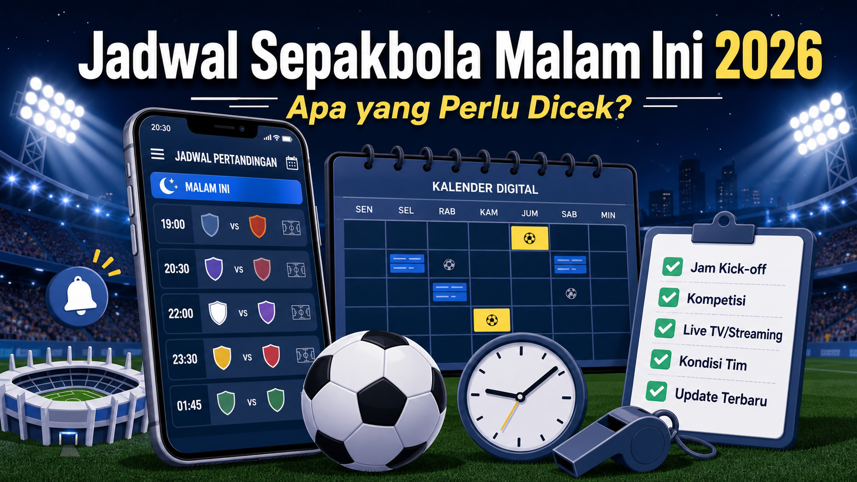 Jadwal Sepakbola Malam Ini 2026: Apa yang Perlu Dicek? - sepakbola