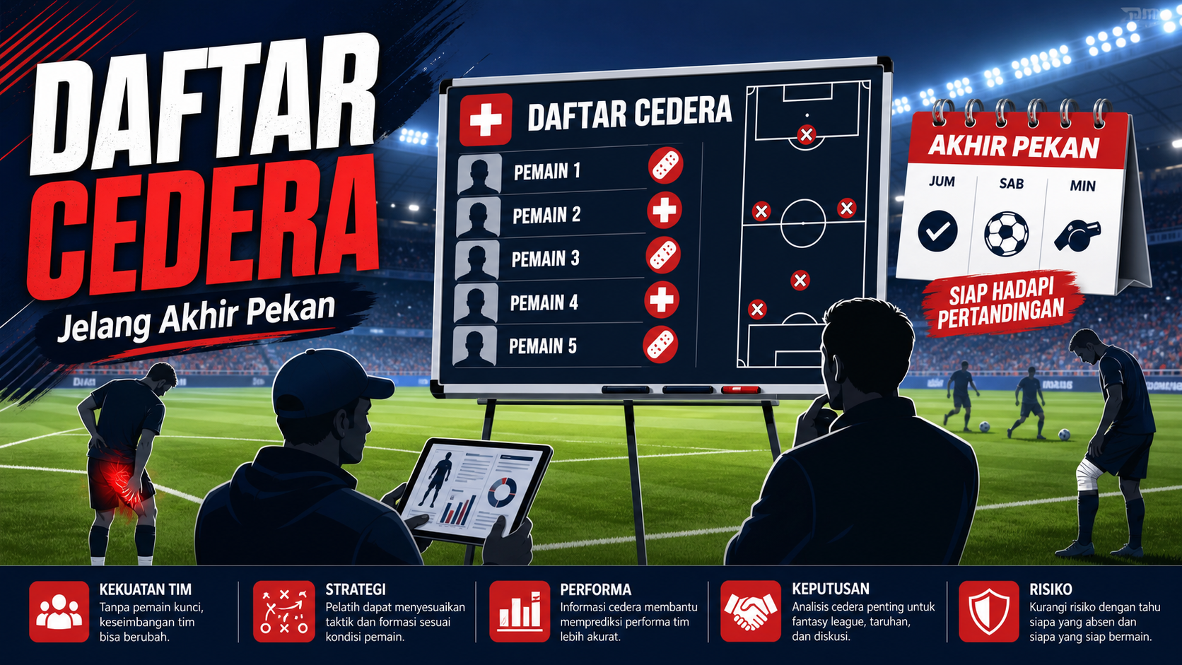 Kenapa Daftar Cedera Liga Inggris Penting Jelang Akhir Pekan? - cedera