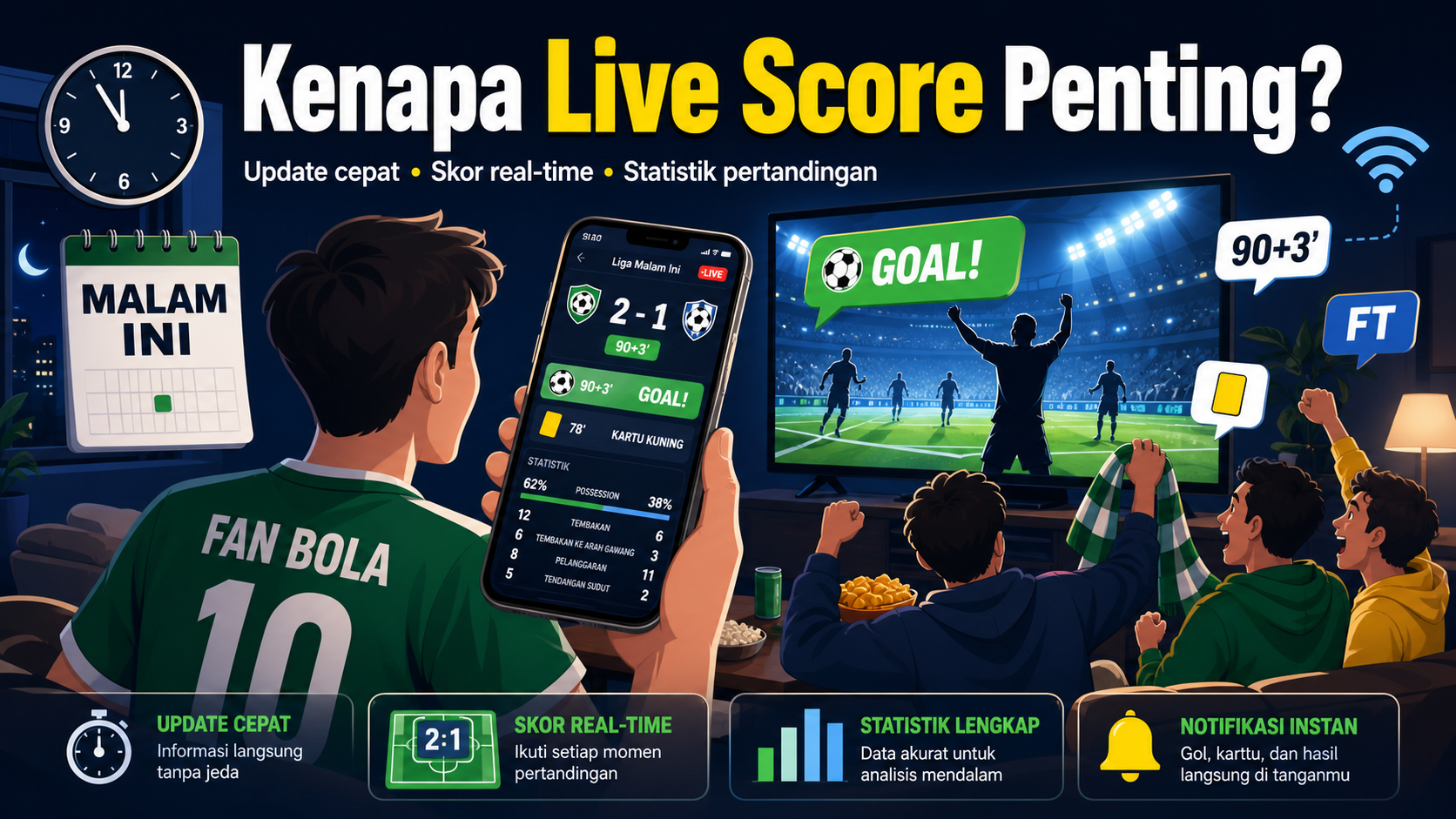 Kenapa Live Score Penting untuk Penggemar Bola Malam Ini? - bola