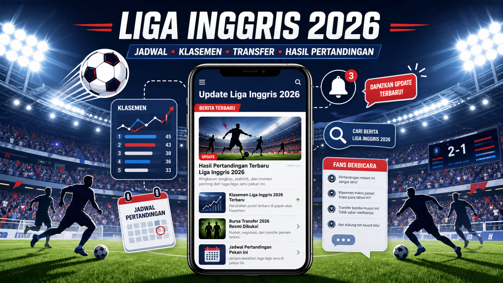 Kenapa Update Liga Inggris 2026 Selalu Dicari? - bolanet
