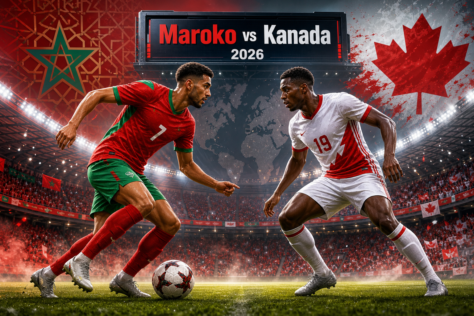 Konteks Laga Maroko vs Kanada 2026 - maroko