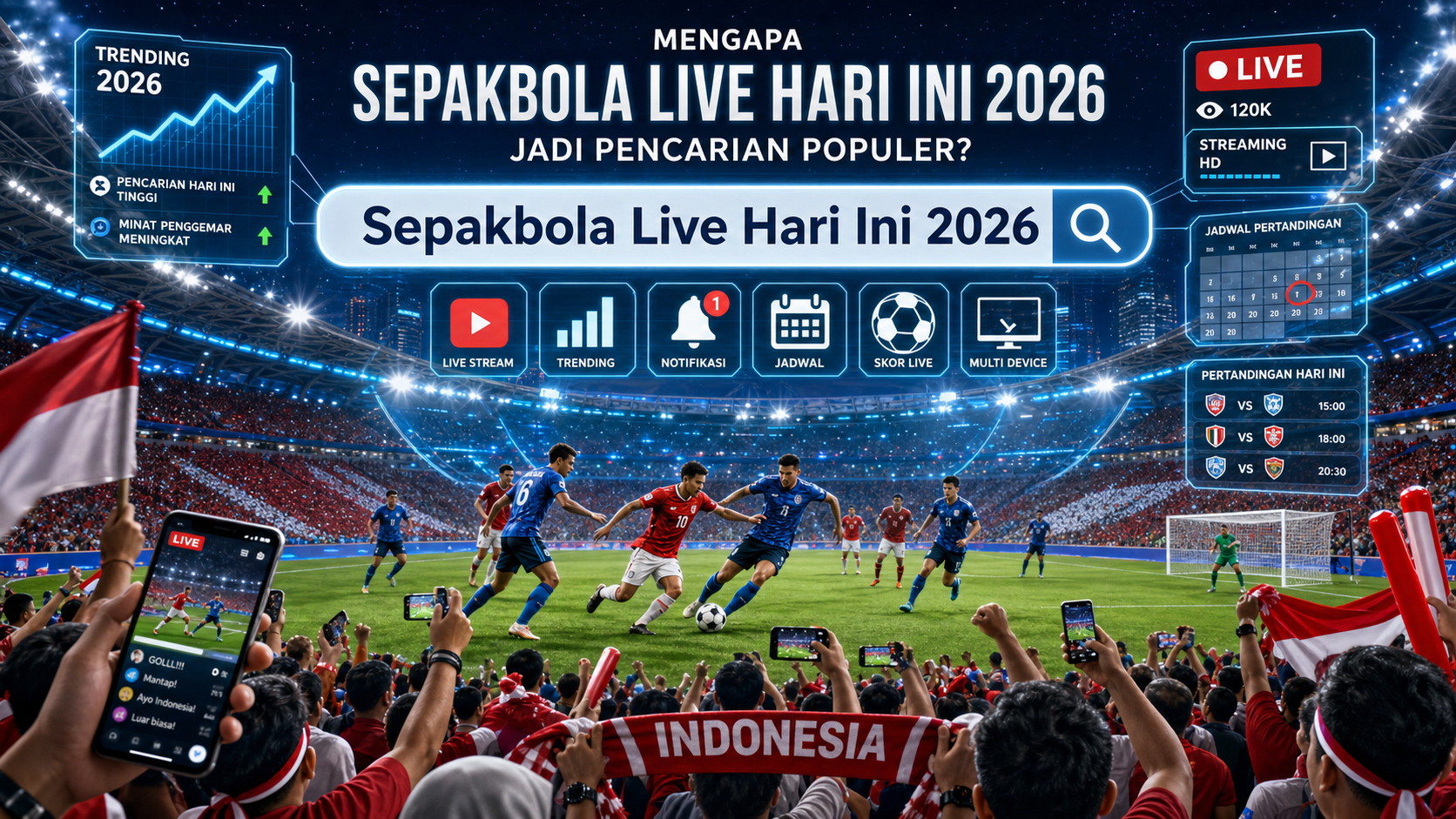 Mengapa Sepakbola Live Hari Ini 2026 Jadi Pencarian Populer? - sepakbola