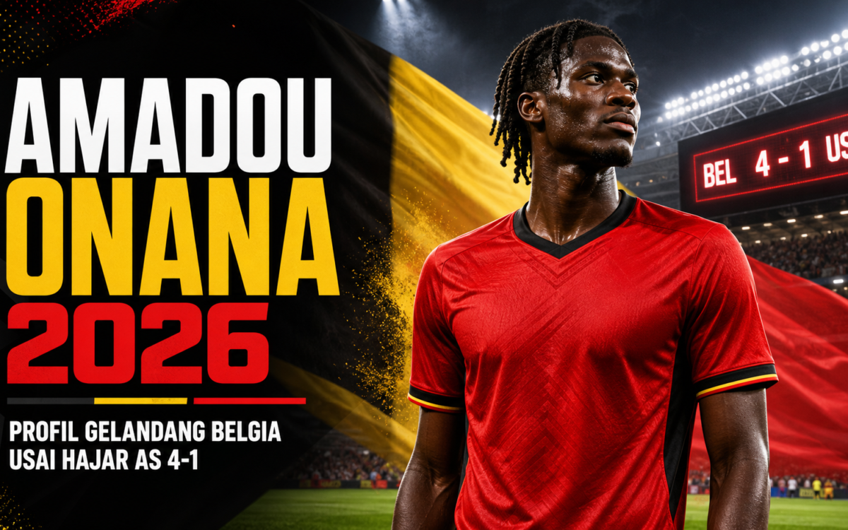 onana - Amadou Onana 2026: Profil Gelandang Belgia Usai Hajar AS 4-1