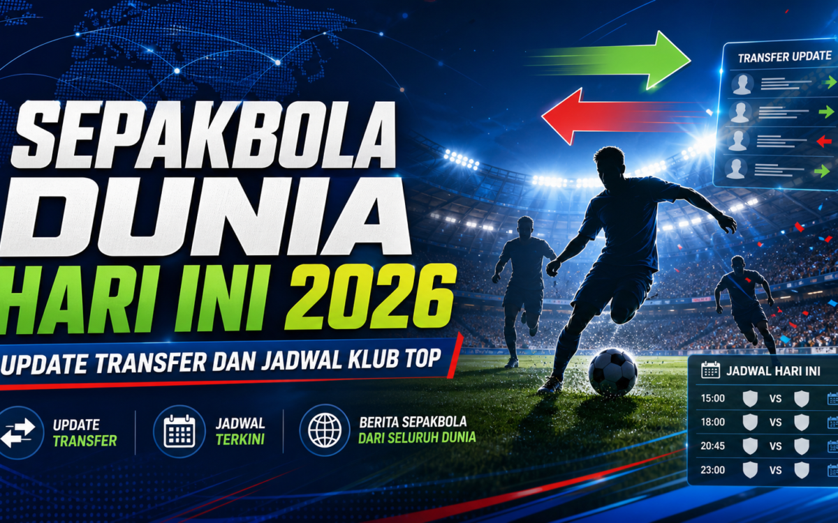 sepakbola - Sepakbola Dunia Hari Ini 2026: Update Transfer dan Jadwal Klub Top