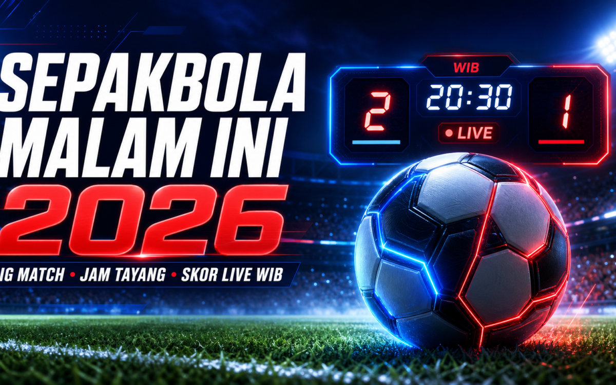 sepakbola - Sepakbola Malam Ini 2026: Big Match, Jam Tayang, Skor Live WIB