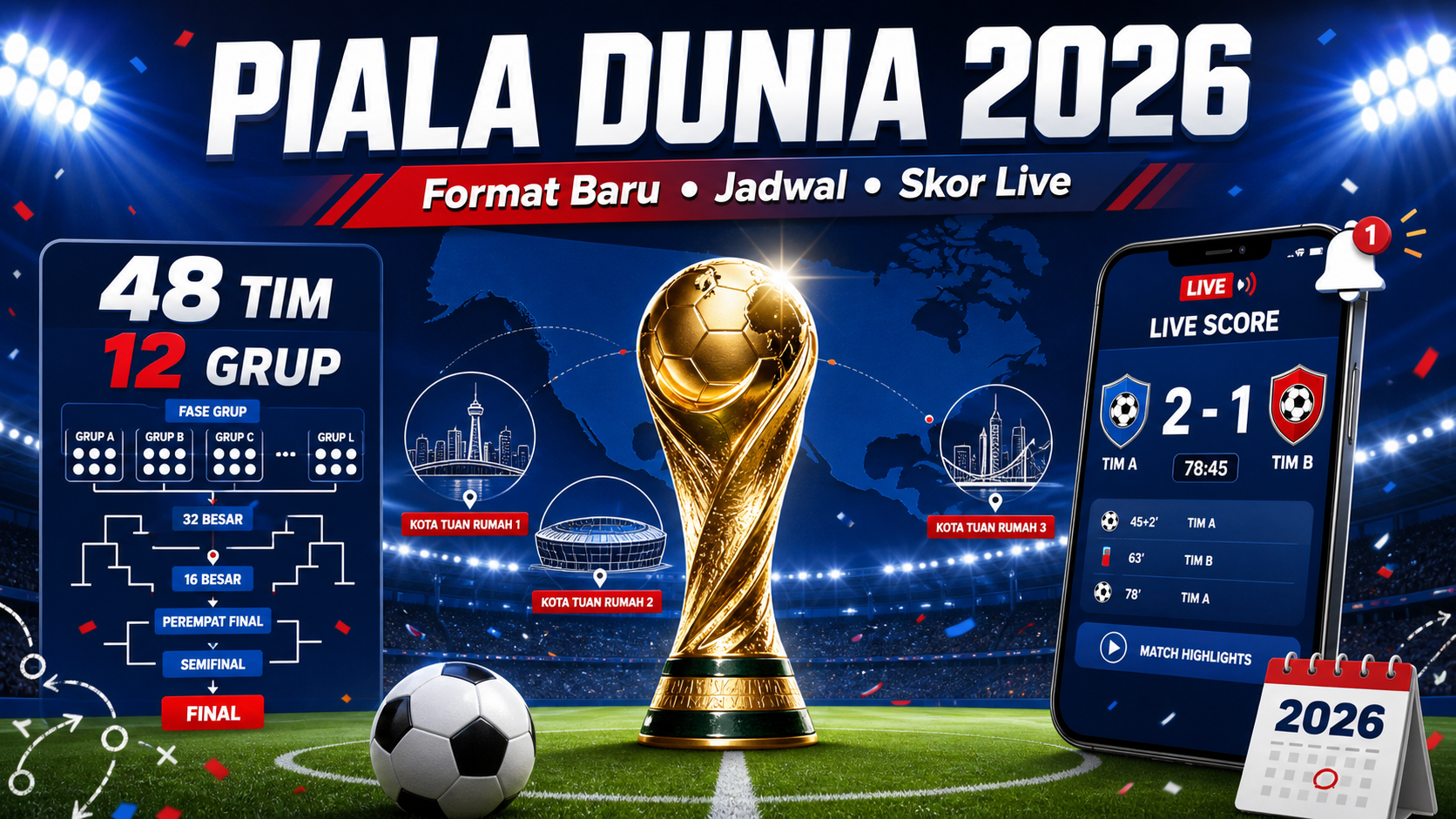 Format Baru Piala Dunia 2026 - piala