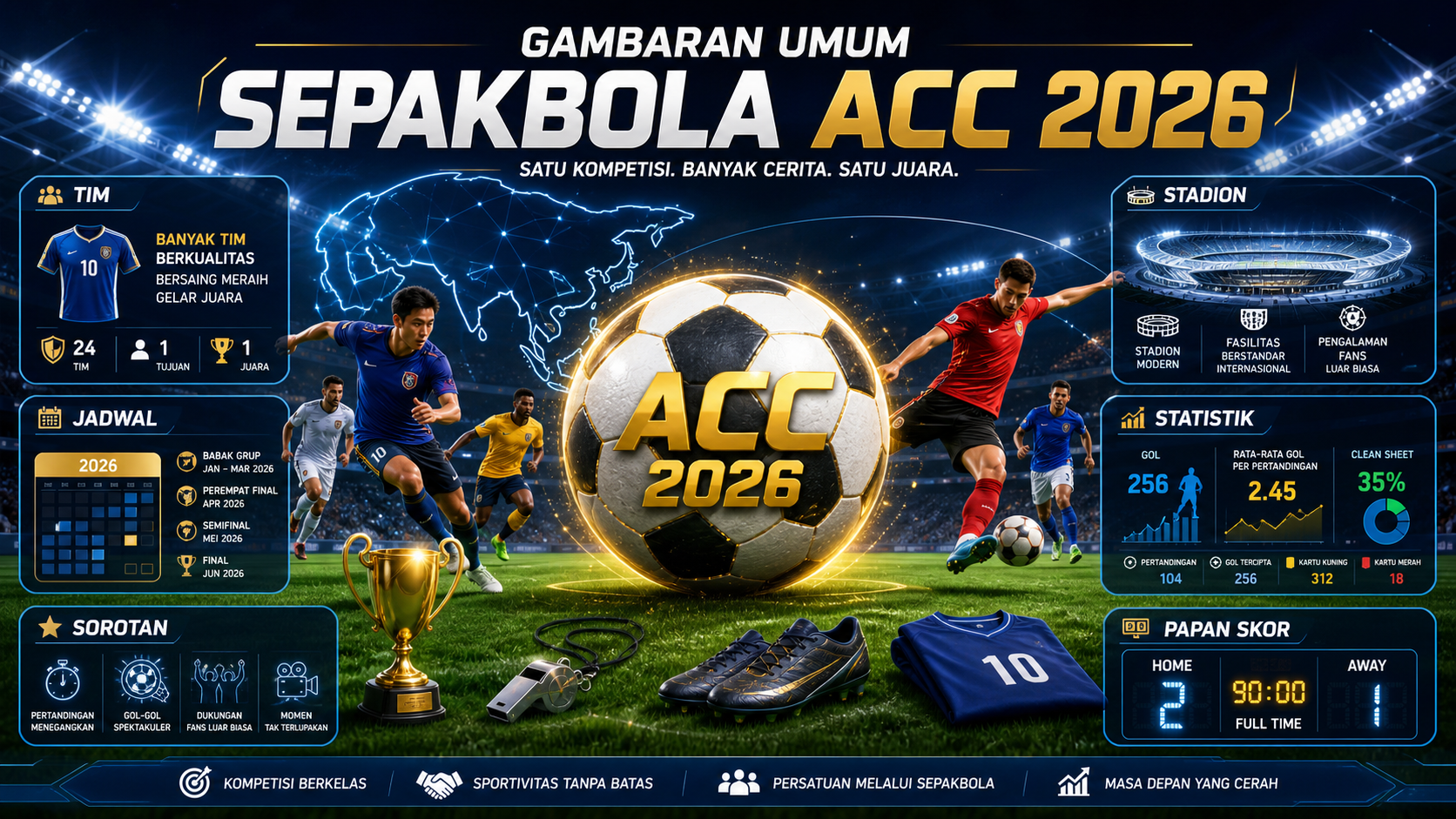 Gambaran Umum Sepakbola ACC 2026 - acc