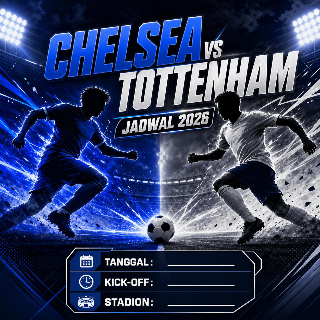 Jadwal Chelsea vs Tottenham 2026 - chelsea