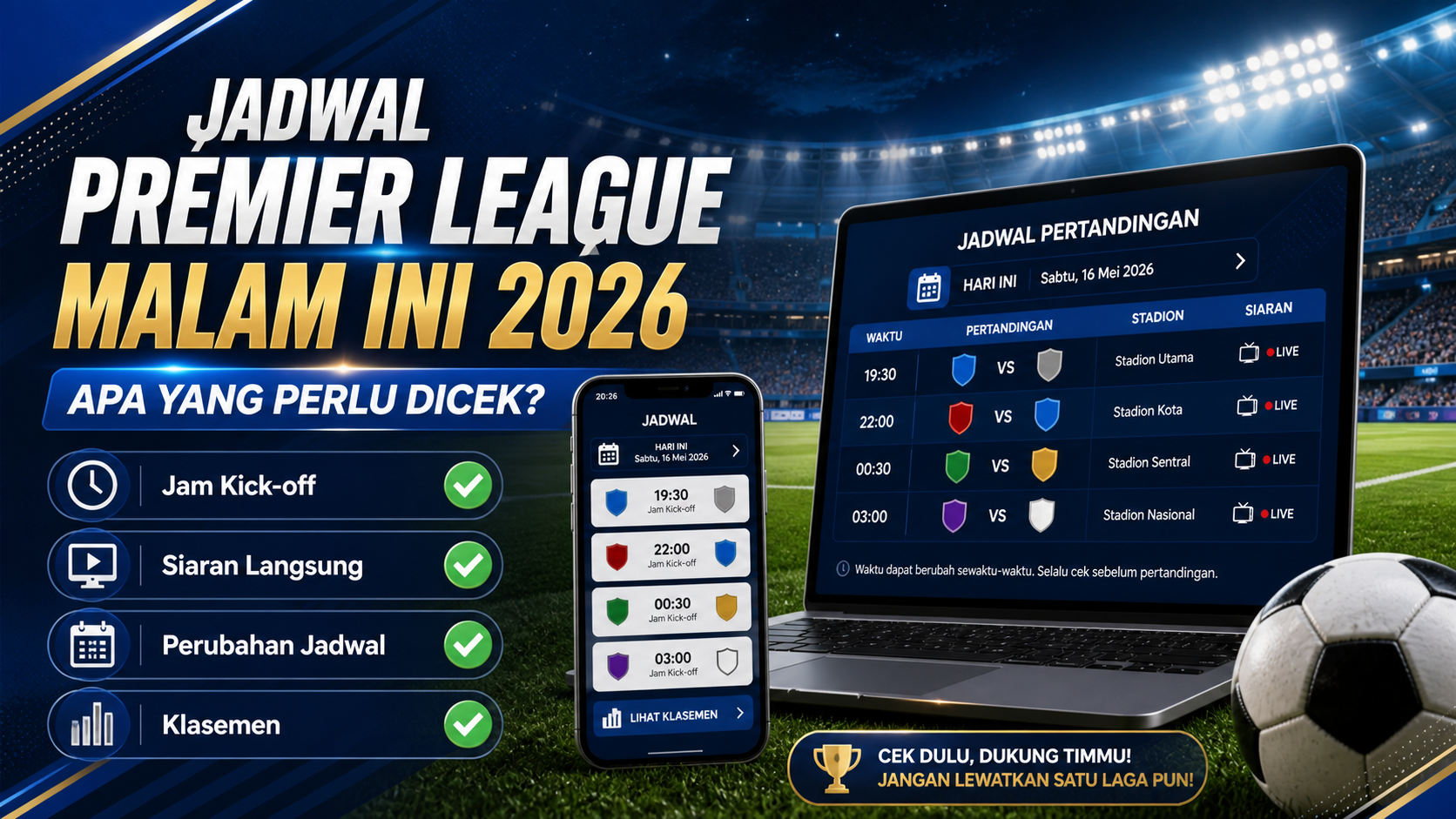 Jadwal Premier League Malam Ini 2026: Apa yang Perlu Dicek? - bola