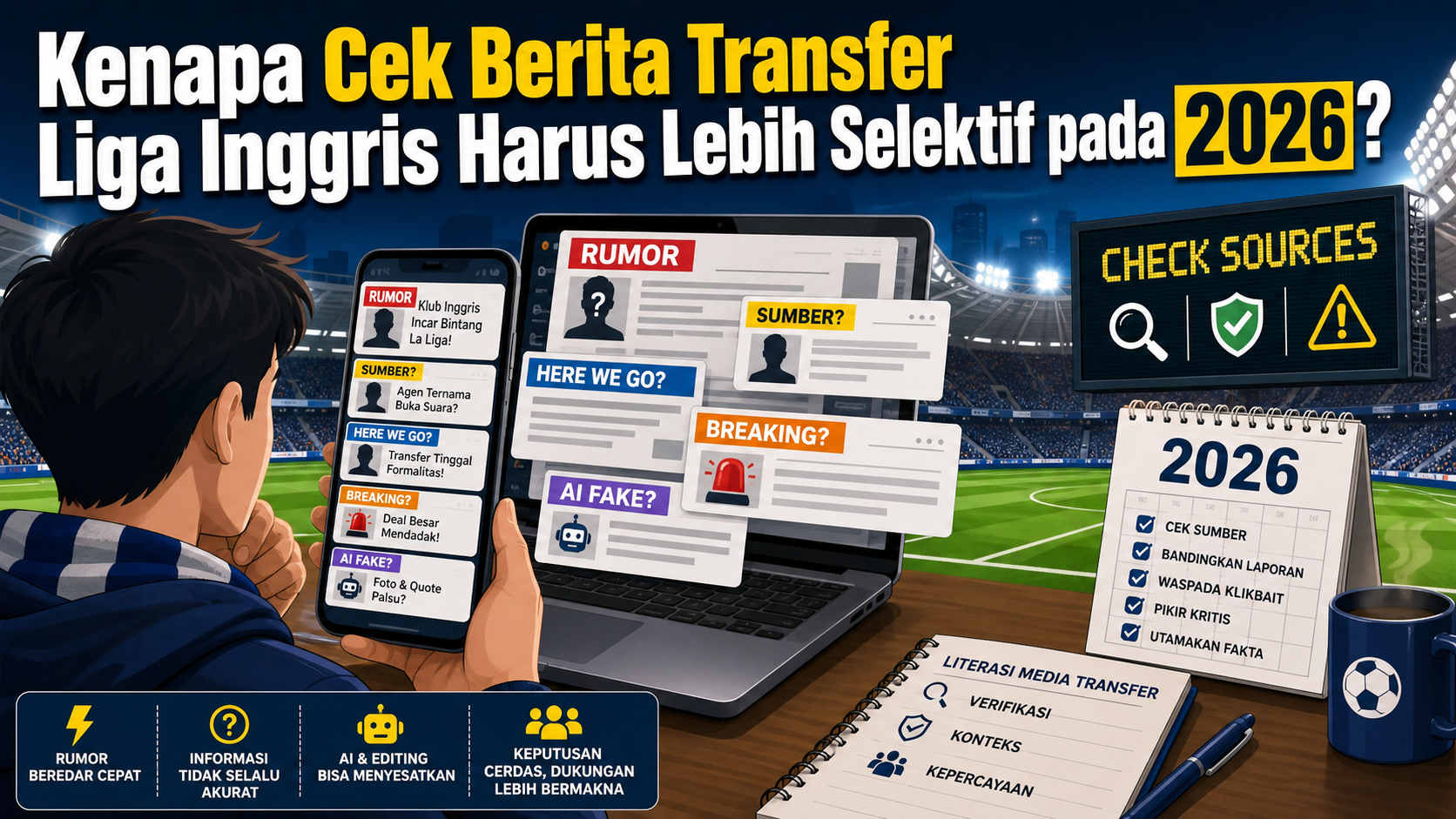 Kenapa Cek Berita Transfer Liga Inggris Harus Lebih Selektif pada 2026? - bola