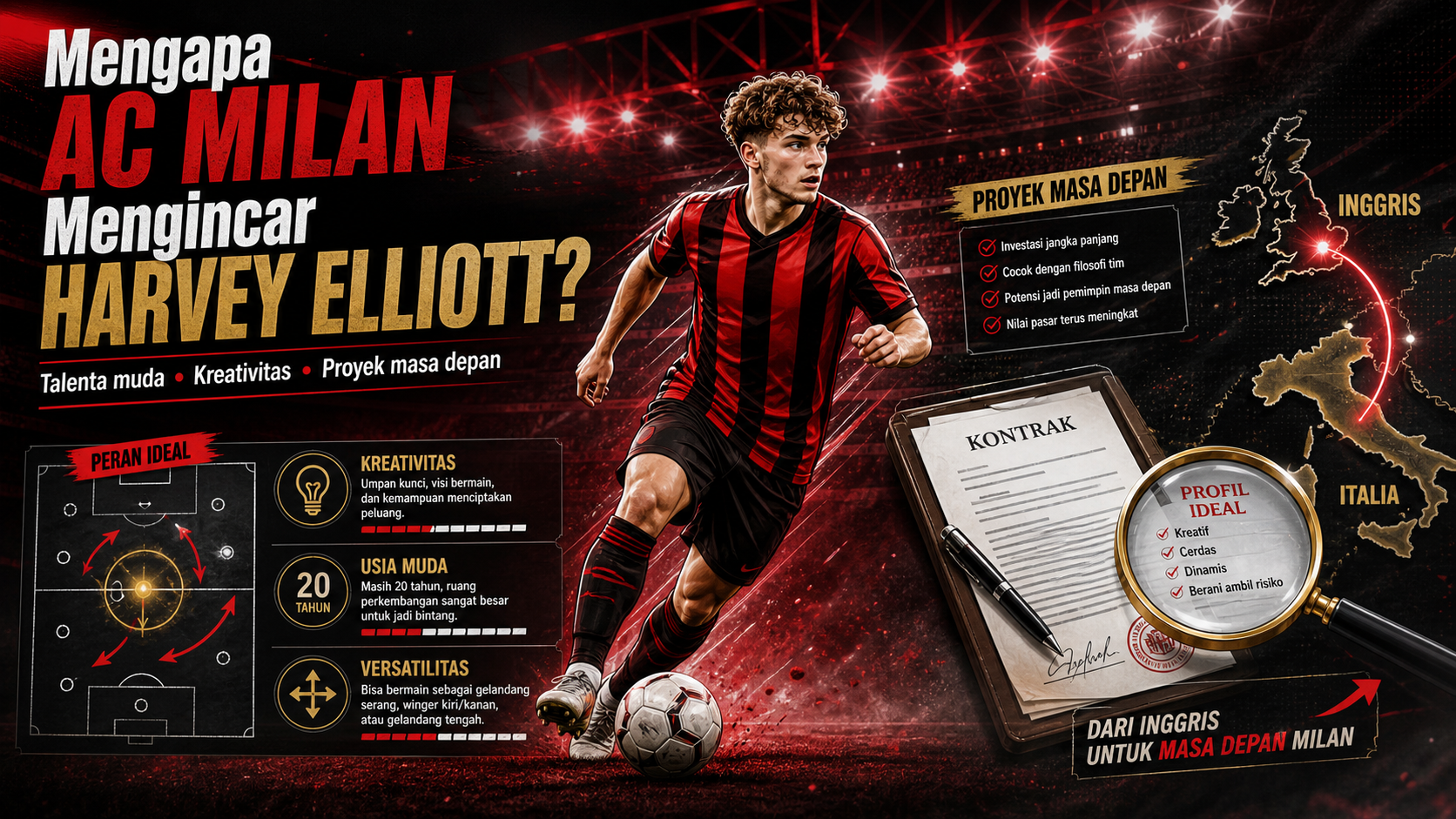 Mengapa AC Milan Mengincar Harvey Elliott? - elliott