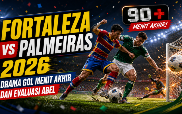 palmeiras - Fortaleza vs Palmeiras 2026: Drama Gol Menit Akhir dan Evaluasi Abel