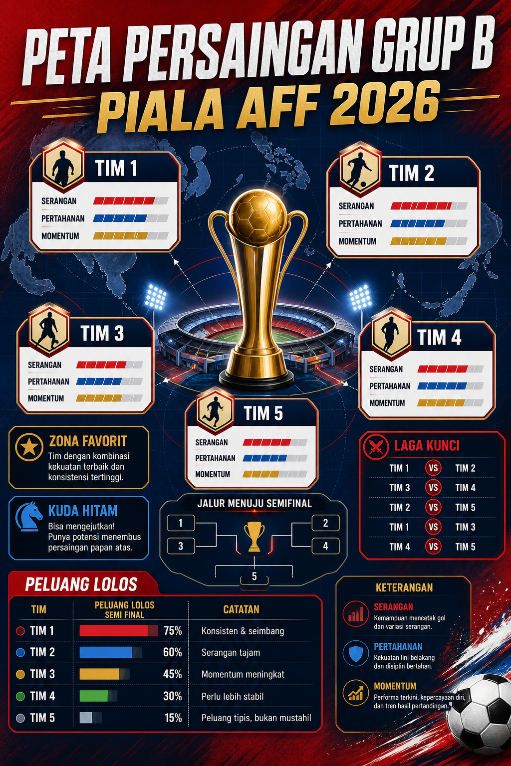 Peta Persaingan Grup B Piala AFF 2026 - malaysia