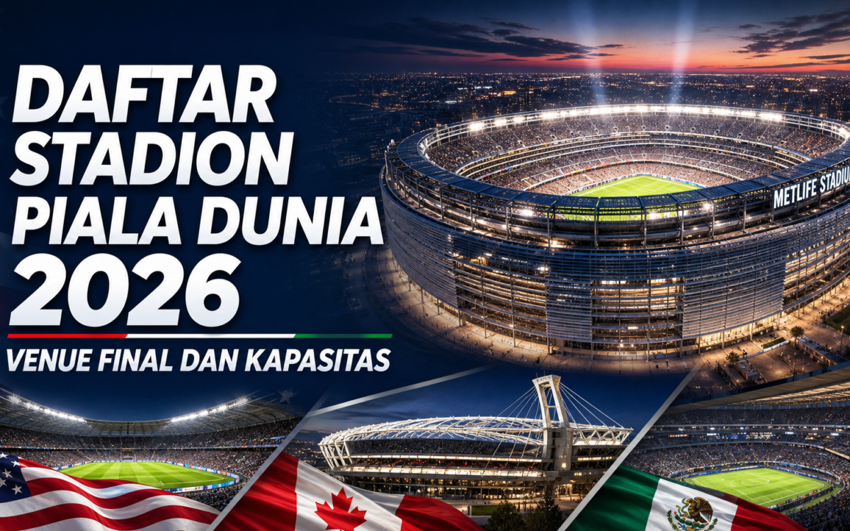 piala - Daftar Stadion Piala Dunia 2026: Venue Final dan Kapasitas