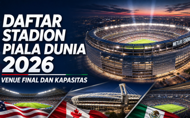 piala - Daftar Stadion Piala Dunia 2026: Venue Final dan Kapasitas