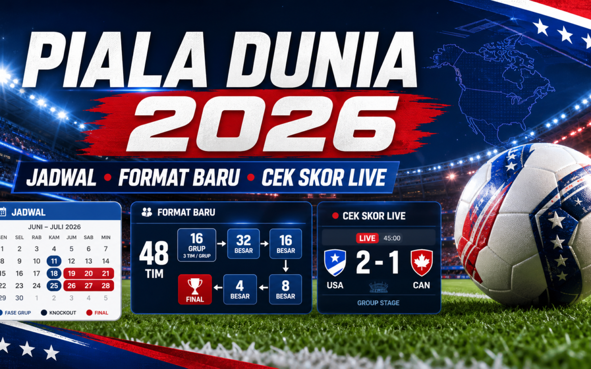 piala - Piala Dunia 2026: Jadwal, Format Baru, dan Cek Skor Live