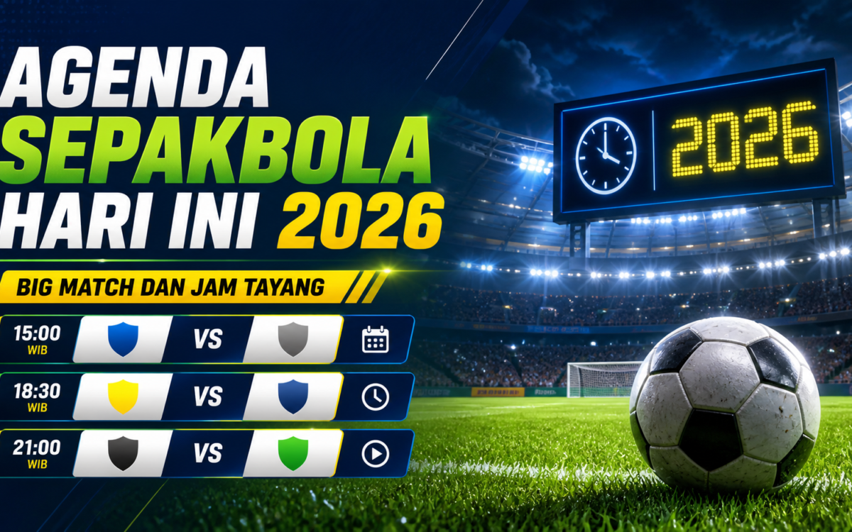 sepakbola - Agenda Sepakbola Hari Ini 2026: Big Match dan Jam Tayang