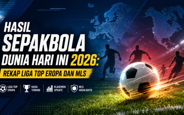 sepakbola - Hasil Sepakbola Dunia Hari Ini 2026: Rekap Liga Top Eropa dan MLS