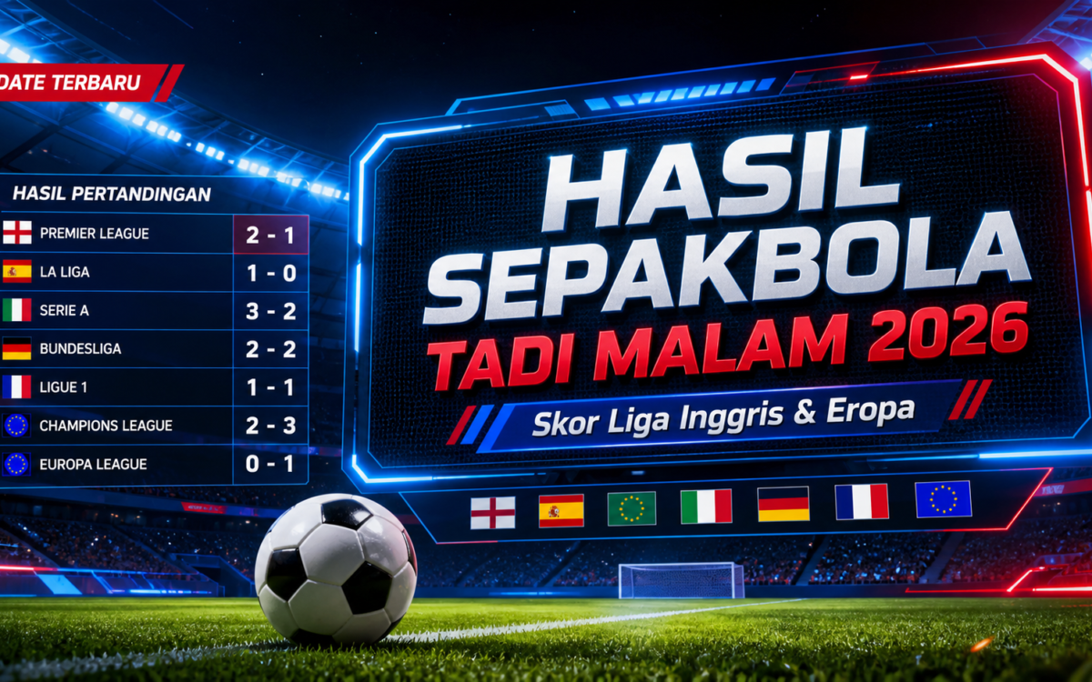sepakbola - Hasil Sepakbola Tadi Malam 2026: Skor Liga Inggris dan Eropa
