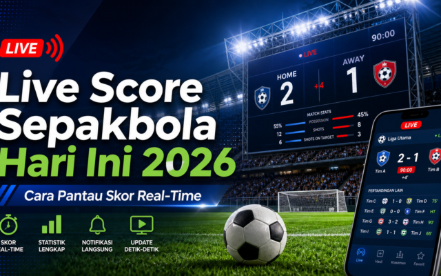 sepakbola - Live Score Sepakbola Hari Ini 2026: Cara Pantau Skor Real-Time