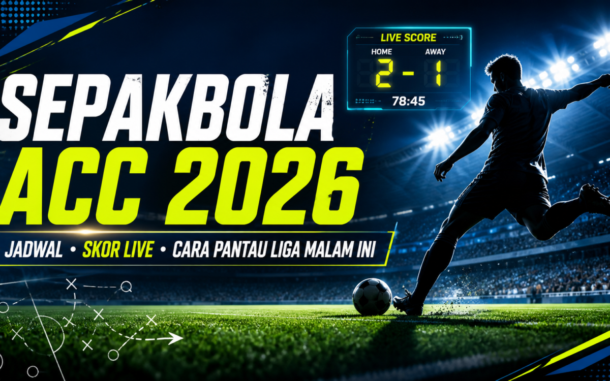 sepakbola - Sepakbola ACC 2026: Jadwal, Skor Live, dan Cara Pantau Liga Malam Ini