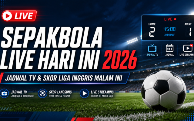sepakbola - Sepakbola Live Hari Ini 2026: Jadwal TV dan Skor Liga Inggris Malam Ini