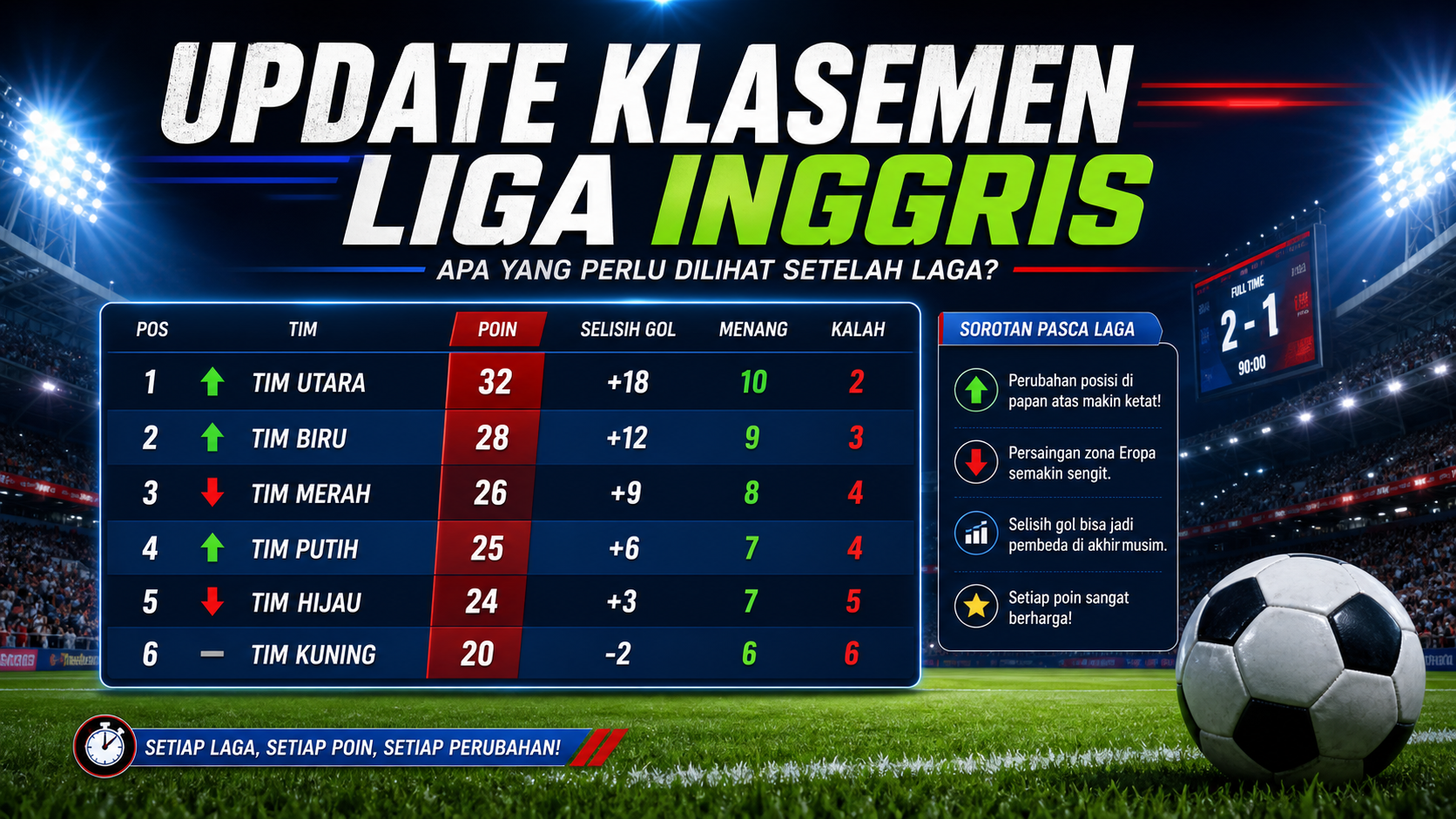 Update Klasemen Liga Inggris Setelah Laga: Apa yang Perlu Dilihat? - bola