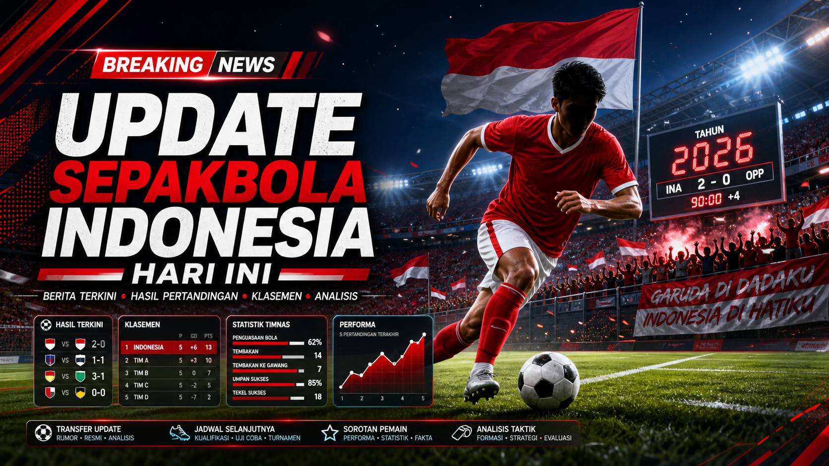 Update Sepakbola Indonesia Hari Ini 2026 - sepakbola