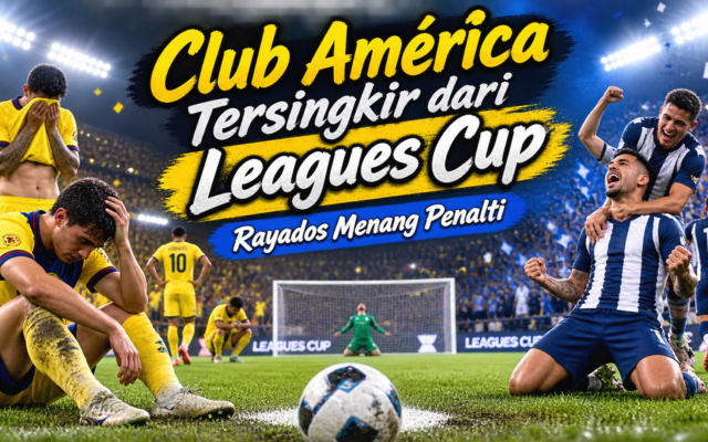 america - Club America Tersingkir dari Leagues Cup, Rayados Menang Penalti