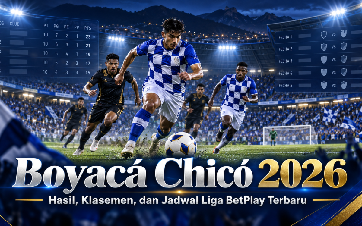 boyacã - BoyacÃ¡ ChicÃ³ 2026: Hasil, Klasemen, dan Jadwal Liga BetPlay Terbaru