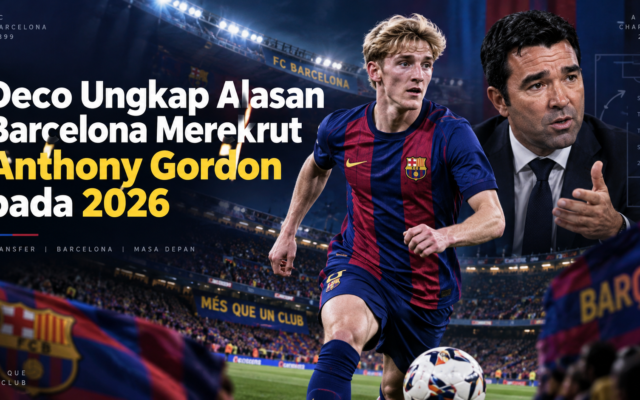 gordon - Deco Ungkap Alasan Barcelona Merekrut Anthony Gordon pada 2026
