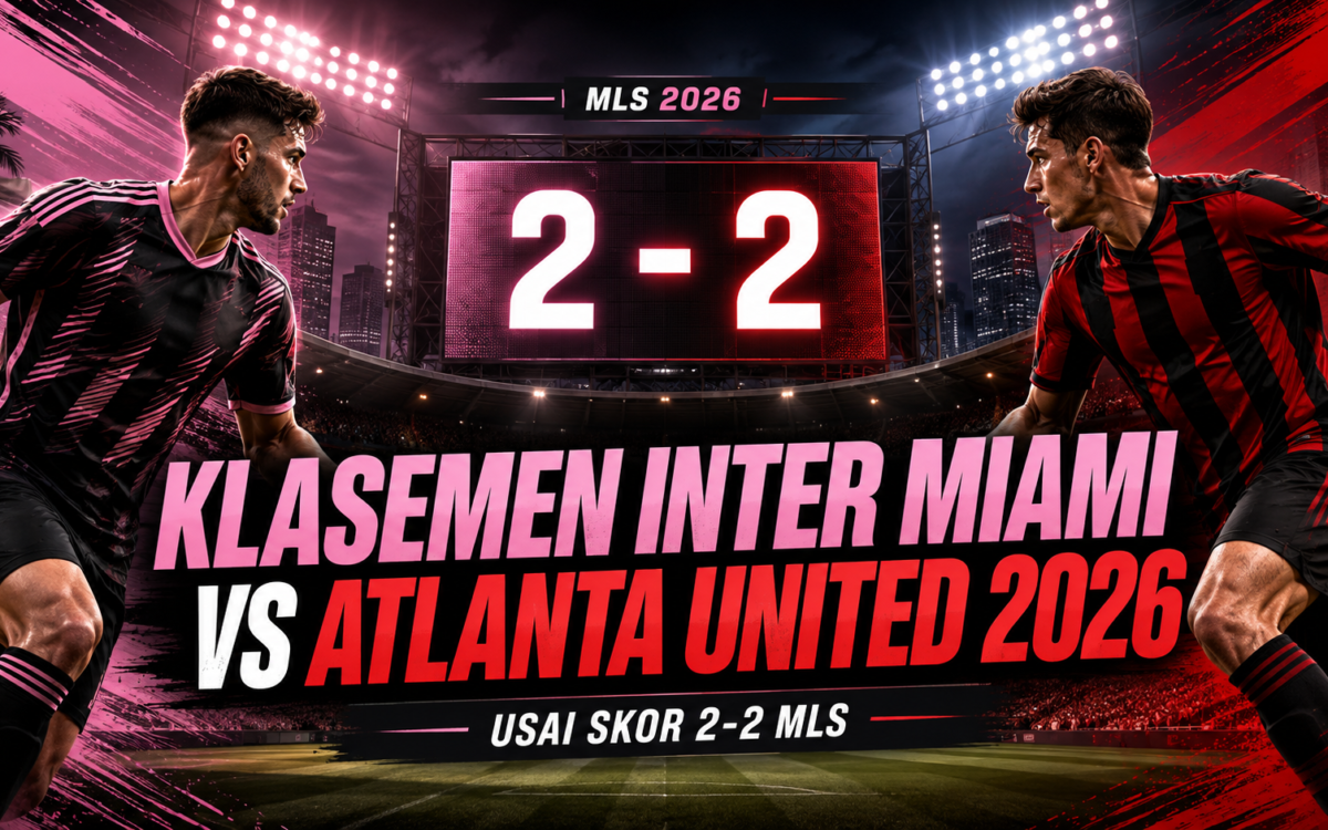 inter - Klasemen Inter Miami vs Atlanta United 2026 Usai Skor 2-2 MLS