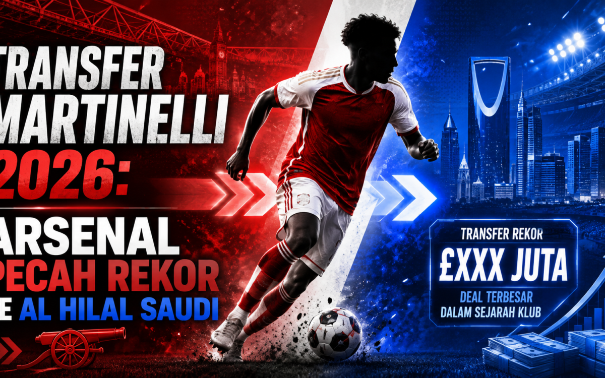 martinelli - Transfer Martinelli 2026: Arsenal Pecah Rekor ke Al Hilal Saudi