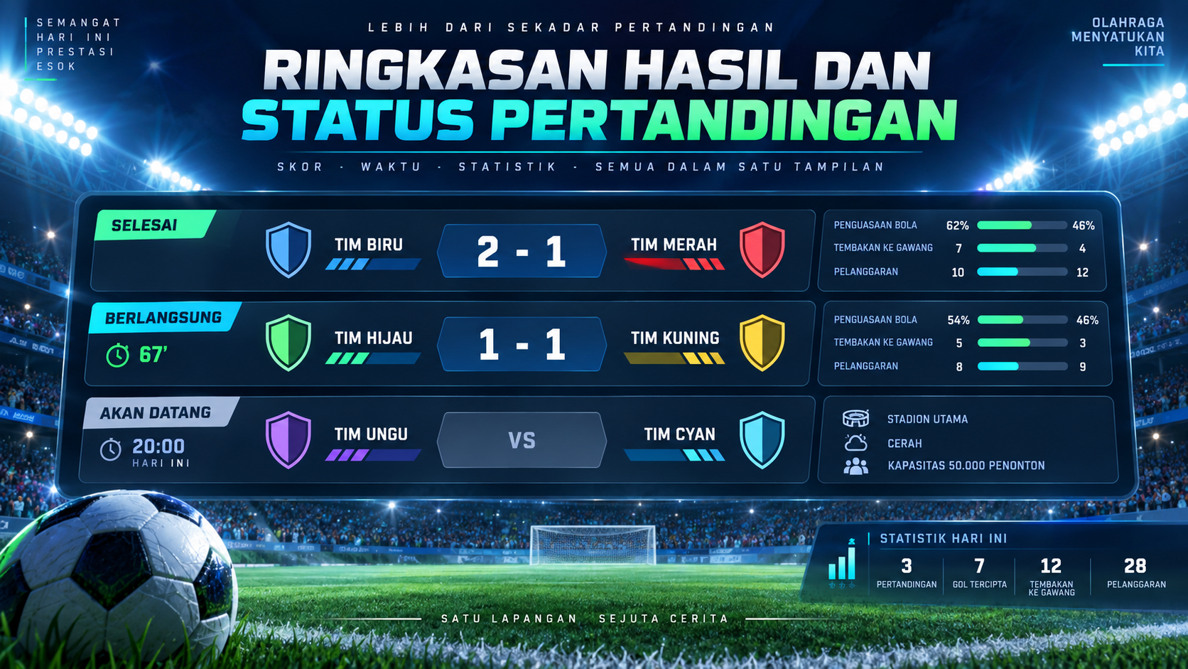 Ringkasan Hasil dan Status Pertandingan - arsenal