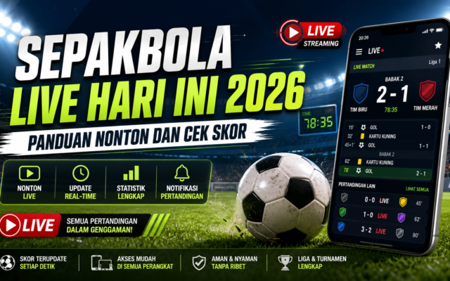 sepakbola - Sepakbola Live Hari Ini 2026: Panduan Nonton dan Cek Skor